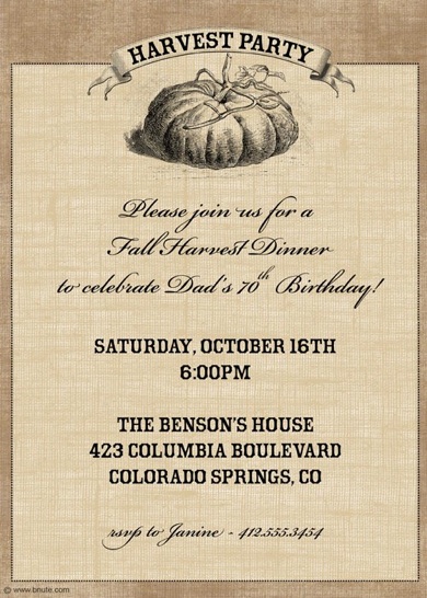 holiday party fall thanksgiving harvest party invitations harvest party invitations
